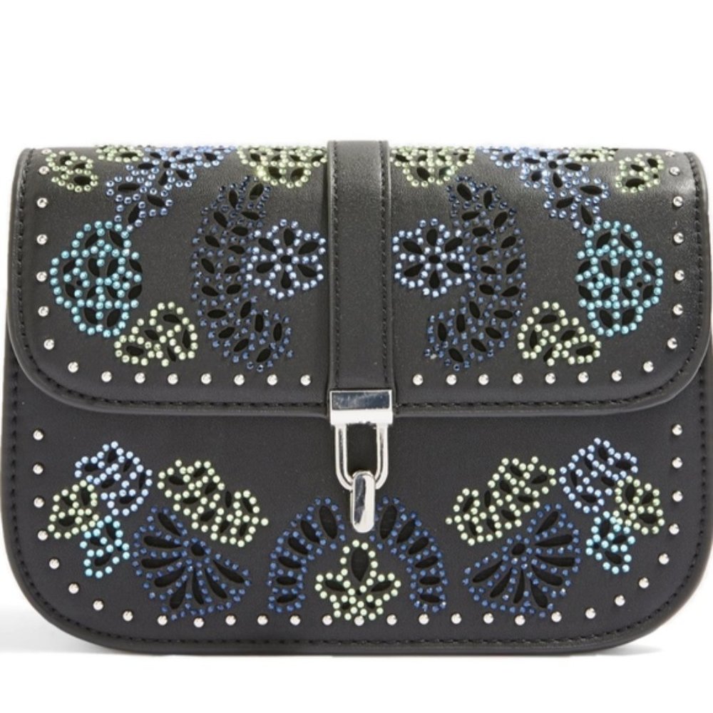 NWT $52 TOPSHOP Hallie Hotfix Embellished Crossbody Bag!